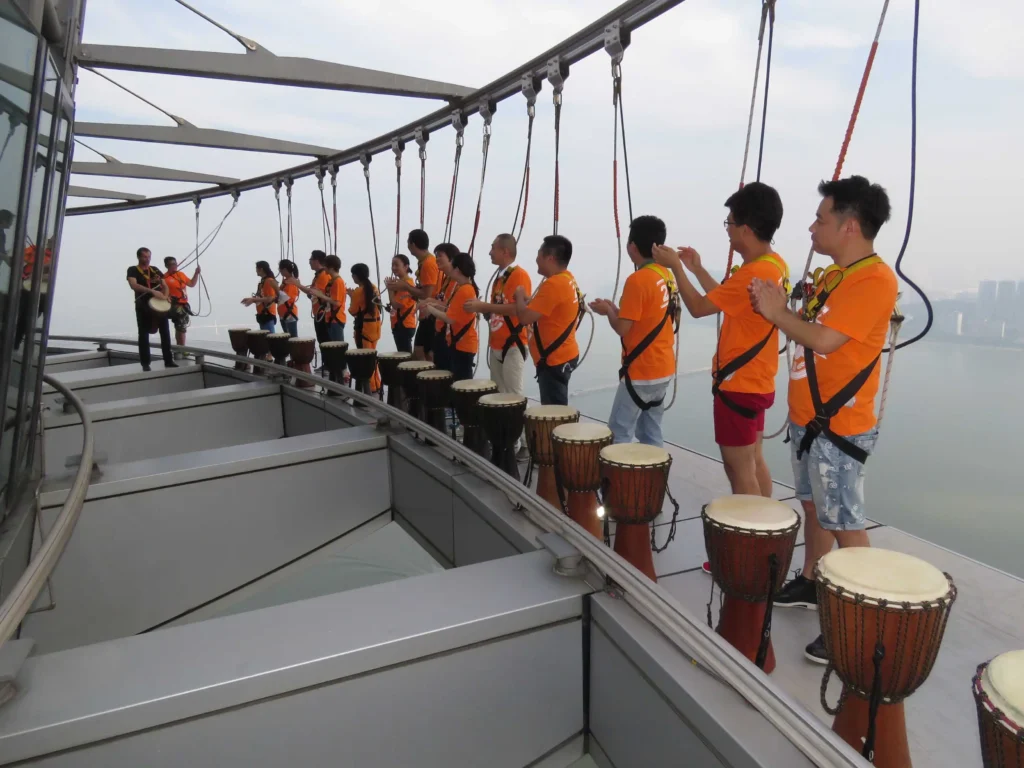 SkyDrumming SkyDrumming at Macau Tower